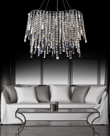 Подвесная люстра Lumina Deco Zucchero LDP 2159-600 CHR