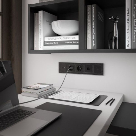 Розетка HDMI Werkel черный матовый 4690389157066 W1186008 a051601