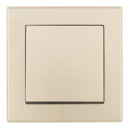 Выключатель одноклавишный Arte Milano SET06-1-30-1 shampan