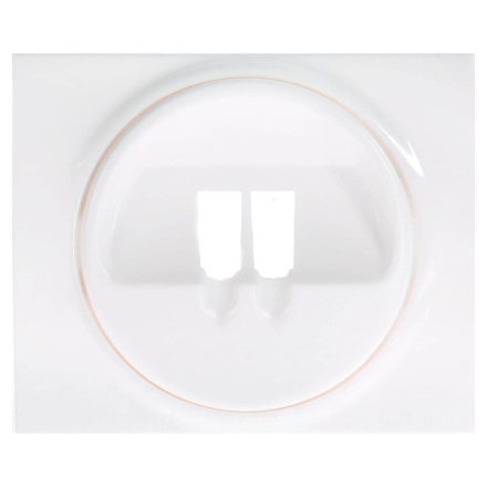 Лицевая панель Legrand Galea Life розетки акустических систем белая 771000