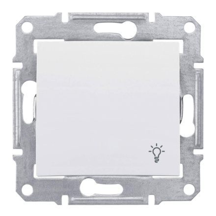 Выключатель кнопочный Свет Schneider Electric Sedna IP44 10A 250V SDN0900321