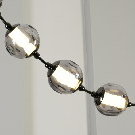 Подвесной светильник Delight Collection OD2437A-16 pearl black/smoke