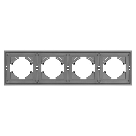 Рамка пластиковая на 4 поста Arlight FRM-TENDO-PL-4-GR 053849