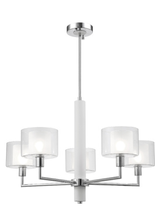 Люстра на штанге Crystal Lux MAESTRO SP-PL5 CHROME