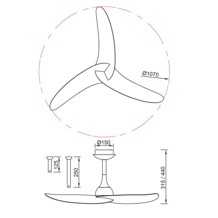 Потолочный вентилятор Mantra Ipanema 9042