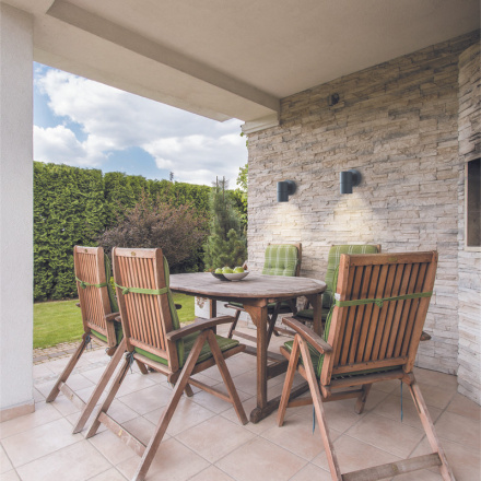 Уличный настенный светильник Apeyron Graphite 11-116