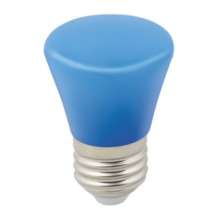 Лампа светодиодная Volpe Decor color LED-D45-1W/BLUE/E27/FR/С BELL UL-00005639