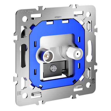 Механизм розетки телевизионной оконечной TV+SAT Voltum S70 VLS0604M