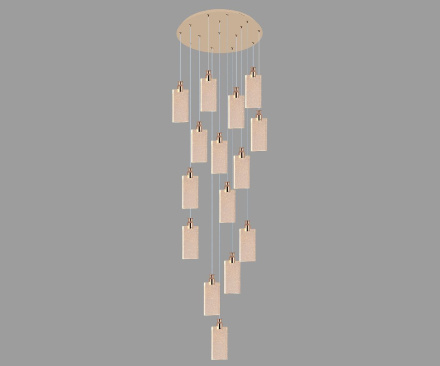 Каскадная люстра Kink Light Аури 08508-15A,33