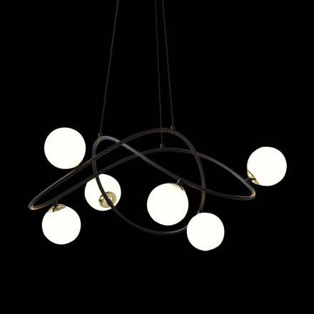 Подвесная люстра Delight Collection P0691-6A black