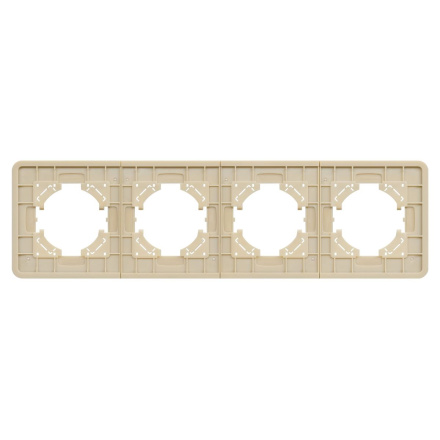 Рамка на 4 поста стеклянная Arlight FRM-OMALI-SFGS-4-GD 049719