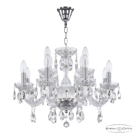 Подвесная люстра Bohemia Ivele Crystal 117/8+4/195 Ni