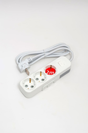 Удлинитель с/з 3вх с защитными шторками с включателем ELBI Myra 527-010202-312