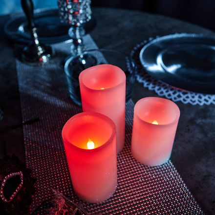 Набор свечей светодиодных Uniel ULD-F052 RGB RC CANDLE SET3 UL-00007259