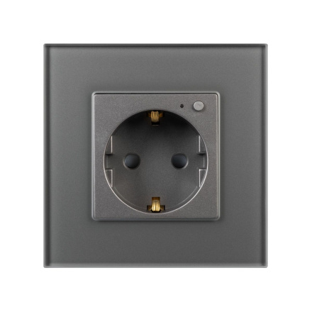 Розетка электрическая с Zigbee управлением Arlight SCT-OMALI-EUZB1-PL-GR (240V, 16A, Zigbee) 050101