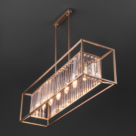 Подвесная люстра Eurosvet Vegas 299/6 шампань Strotkis