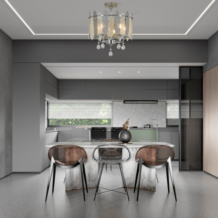 Потолочная люстра Arte Milano Sorrento 374309/5/80/380 CR