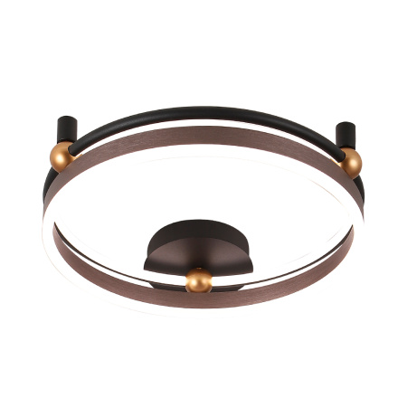 Потолочный светильник Crystal Lux FERNANDO PL48W LED COFFEE/BLACK