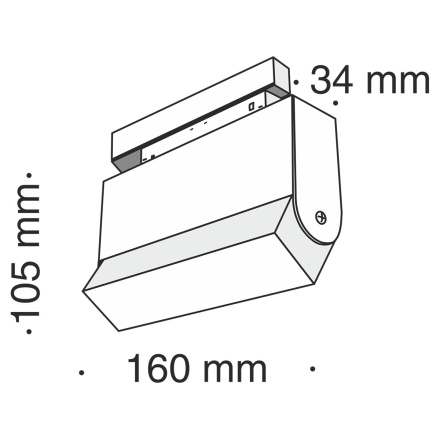 Трековый светильник Maytoni Track lamps TR013-2-10W3K-B