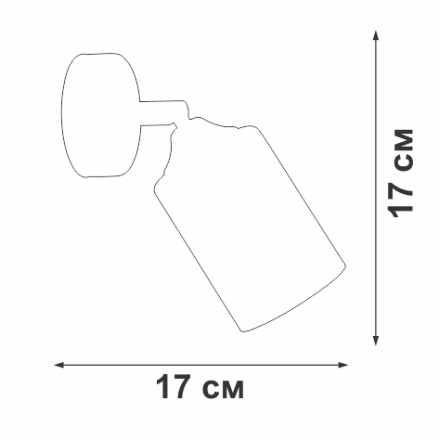 Спот Vitaluce V2833-1/1A