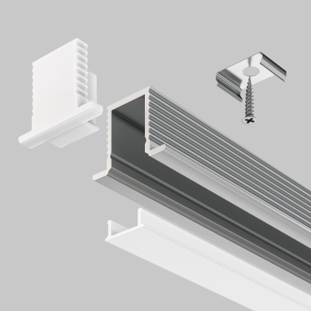 Алюминиевый профиль Maytoni Led strip ALM-1209-S-2M