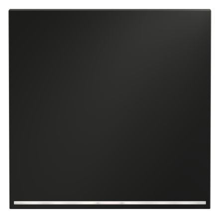 Клавиша для выключателя/переключателя одноклавишного с подсветкой Voltum S70 (графит) VLS000207