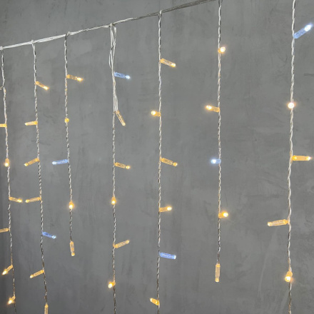 Гирлянда Бахрома с колпачком Laitcom (LTC) PIL180BLWCAP-10-2WW