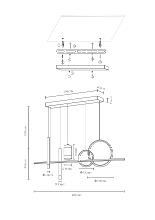 Подвесная люстра Velante 431-106-06