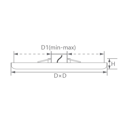 Встраиваемый светильник Feron AL514 41572