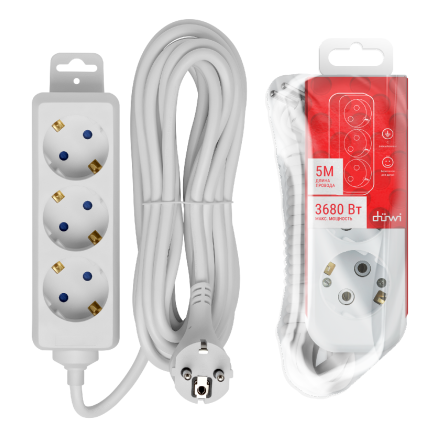 Удлинитель бытовой Duwi 32057 9