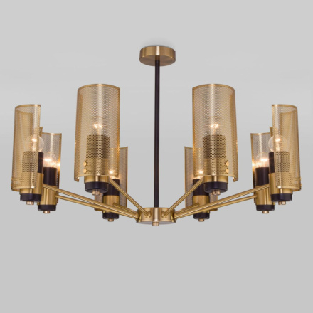 Люстра на штанге Eurosvet Grino 70139/8 латунь