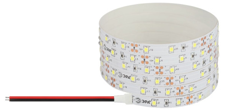 Светодиодная лента Эра 12В 2835 4,8Вт/м 3000K 5м IP20 LS2835-60LED-IP20-WW-eco-5m Б0035587