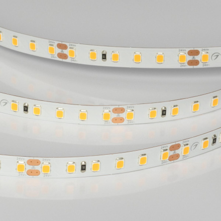 Светодиодная лента Arlight UL-A120-8mm 24V Warm2400 (9.6 W/m, IP20, 5m) (7 лет) 042299