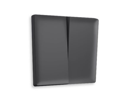 Лицевая панель для выключателя двухклавишного Ambrella Volt Alfa AP9030