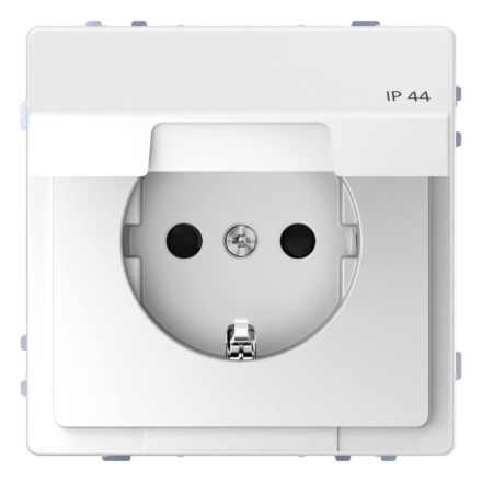 Розетка Schneider Electric Merten D-Life 16A с/з и крышкой MTN2314-6035