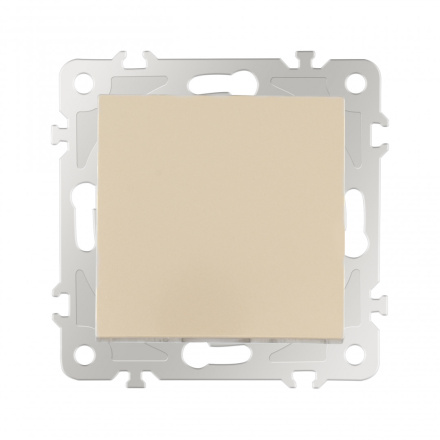 Переключатель одноклавишный перекрестный Arte Milano 206.34-1.shampan