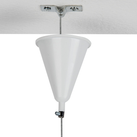 Набор для подвесного монтажа шинопроводов Uniel UFB-H41 WHITE 1 POLYBAG UL-00010400