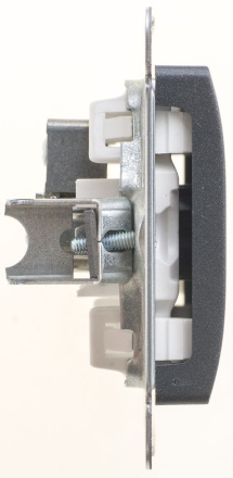 Розетка TV проходная 4DB Systeme Electric Glossa Антрацит GSL000792