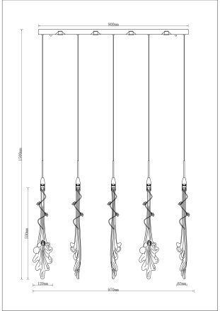 Подвесной светильник Moderli Melburn V9021-PL