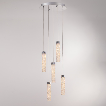 Подвесной светильник Delight Collection MD24030028-5A chrome/clear