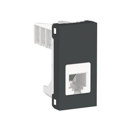 Розетка телефонная RJ12 одиночная Schneider Electric Unica Modular NU349154