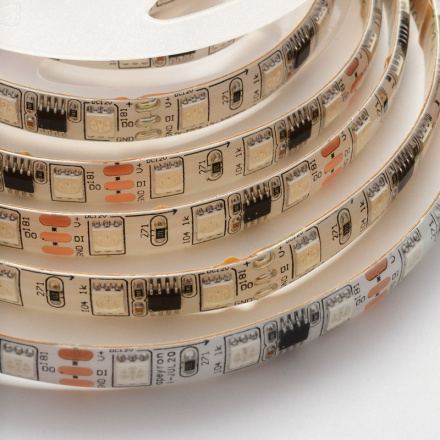 Комплект цифровой светодиодной ленты Apeyron 12В 5050 14,4Вт/м RGB 2м IP65 84ЦЛ