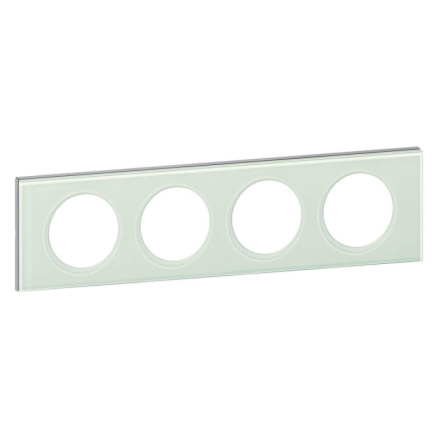 Рамка 4-постовая Legrand Celiane смальта белая глина 069314