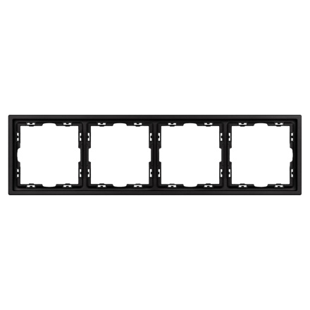 Рамка пластиковая Arlight FRM-NOBE-SFPL-4-BK 054224