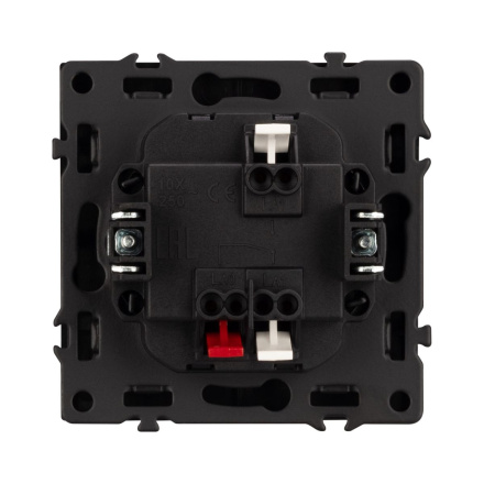 Механизм выключателя одноклавишный проходной Arlight LED SWT-NOBE-MKP1-SFPL-L-GR (230V, 10A) 054263