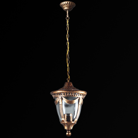 Уличный подвесной светильник Reluce 00248-0.3-001H BKG