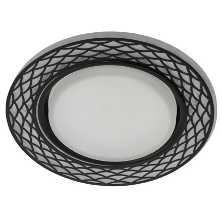 Встраиваемый светильник ЭРА DK LD37 WH/BK Б0037386