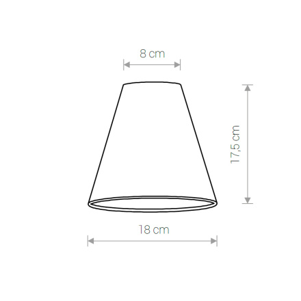 Абажур Nowodvorski Cameleon Cone S 8504