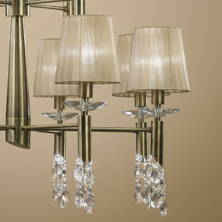 Подвесная люстра Mantra Tiffany Bronze 3870