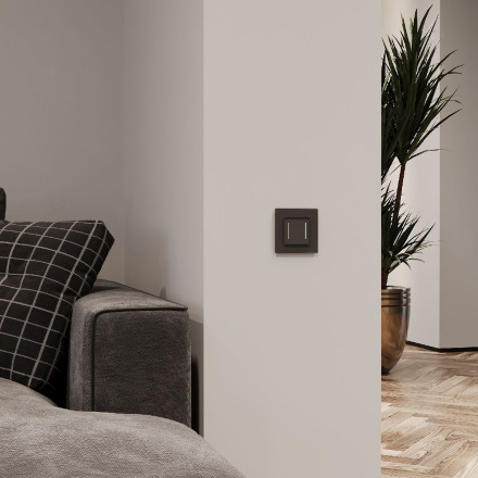 Сенсорный выключатель двухклавишный с подсветкой Werkel 4690389198052 W4522008 a063602